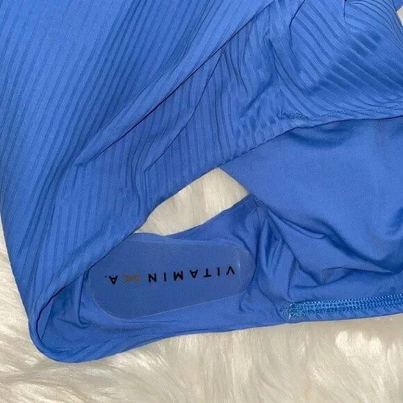 Vitamin A Womens Size 14 DD Mediterranean Blue Leah Sis One-piece Bathing Suit - Picture 8 of 9